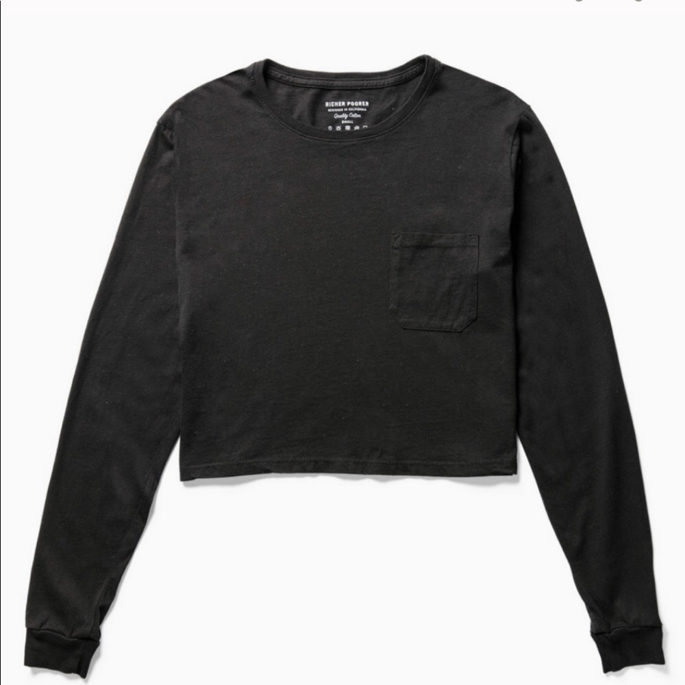 ISO richer poorer long sleeve crop tee shirt